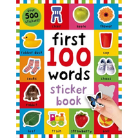 First 100 Stickers: Words: Over 500 Stickers - Paperback