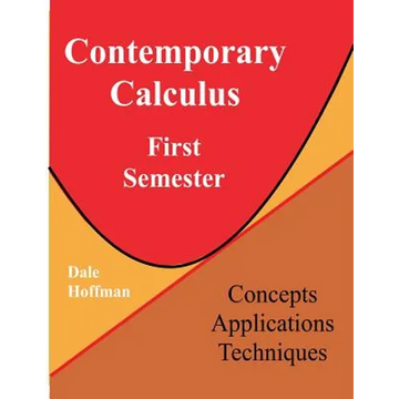 Contemporary Calculus First Semester - Paperback