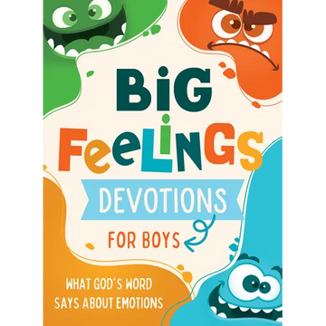 Big Feelings Devotions for Boys: What God's Word Says about Emotions - Paperback