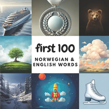 First 100 Norwegian & English Words - Paperback