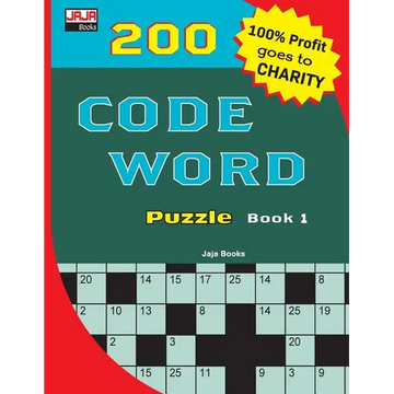 200 CODE WORD Puzzle Book 1 - Paperback