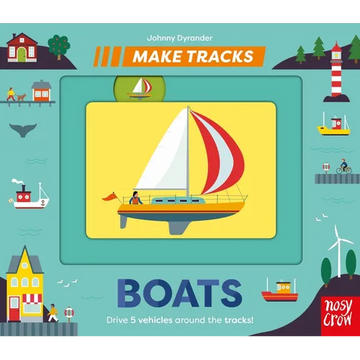 Make Tracks: Boats - Board Book