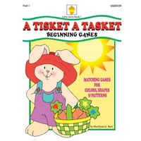 A Tisket A Tasket: Matching Games for Colors, Shapes & Patterns - Paperback