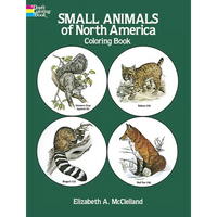 Small Animals of North America Coloring Book - Paperback