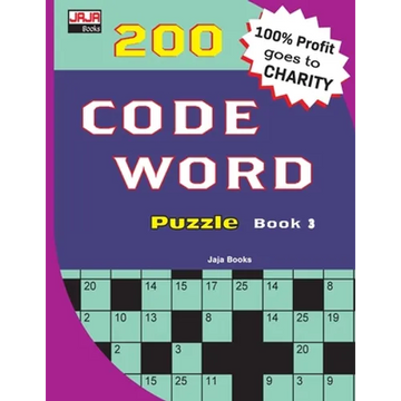 200 CODE WORD Puzzle Book 3 - Paperback