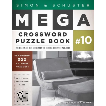 Simon & Schuster Mega Crossword Puzzle Book #10 - Paperback
