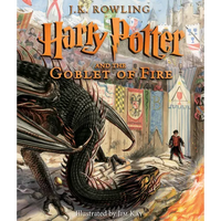Harry Potter and the Goblet of Fire: The Illustrated Edition (Harry Potter, Book 4) - Hardcover