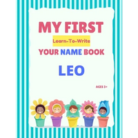My First Learn-To-Write Your Name Book: Leo - Paperback