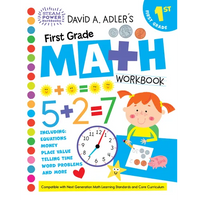 David A. Adler's First Grade Math Workbook - Paperback