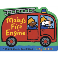 Maisy's Fire Engine: A Maisy Shaped Board Book (Fire Truck-Shaped Board Book about Maisy the Mouse's Firefighting Adventure for Toddlers, Preschoolers - Board Book