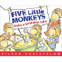 Five Little Monkeys Bake a Birthday Cake - Paperback