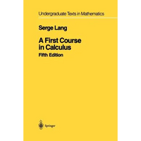 A First Course in Calculus - Paperback