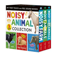 Noisy Animal 3-Book Boxed Set: My First Touch and Feel Sound Books: Noisy Baby Animals; Noisy Farm; Noisy Animals - Hardcover