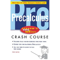 Schaum's Easy Outlines Precalculus: Based on Schaum's Outline of Precalculus - Paperback