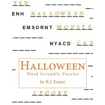 Halloween: Word Scramble Puzzles - Paperback
