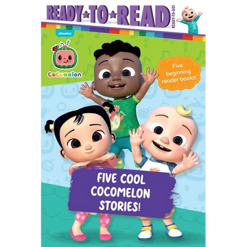 Five Cool Cocomelon Stories!: I Like School!; This Is the Way We Play; The Balloon Boat Race!; Hide-And-Seek Fun!; Cece Has a Little Cat - Paperback