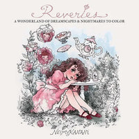 Reveries: A Wonderland of Dreamscapes and Nightmares to Color - Paperback