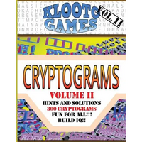KLOOTO Games CRYPTOGRAMS Vol. II - Paperback