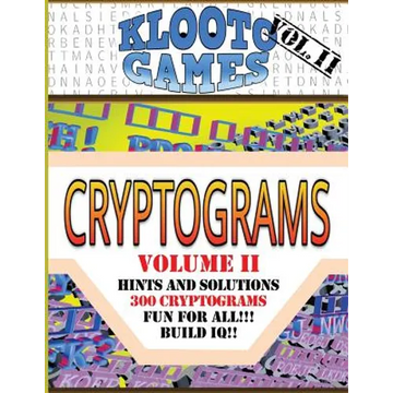 KLOOTO Games CRYPTOGRAMS Vol. II - Paperback