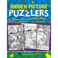 Hidden Picture Puzzlers: Hours of Fun for Curious Kids! - Paperback