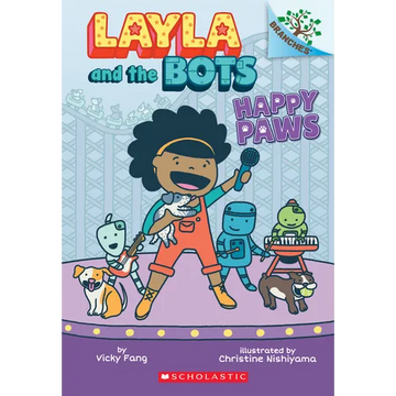 Happy Paws: A Branches Book (Layla and the Bots #1) - Paperback