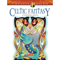Creative Haven Celtic Fantasy Coloring Book - Paperback