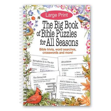 The Big Book of Bible Puzzles for All Seasons - Spiral