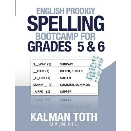 English Prodigy Spelling Bootcamp For Grades 5 & 6
