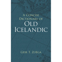 A Concise Dictionary of Old Icelandic - Paperback