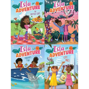 The Isla of Adventure Collected Set #2: The Critter Café; Island Snow; Marina's Turf; City Pals - Paperback