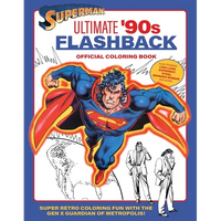 Superman: Ultimate '90s Flashback Official Coloring Book - Paperback