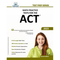 Math Practice Tests for the ACT - Paperback