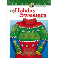 Creative Haven Ugly Holiday Sweaters Coloring Book - Paperback