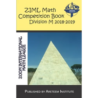 ZIML Math Competition Book Division M 2018-2019 - Paperback