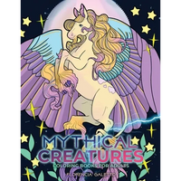 Mythical Creatures Coloring Books for Adults: Legendary Beasts and Monsters from Folklore - Paperback