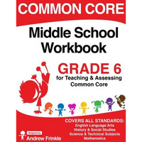 Common Core Middle School Workbook Grade 6 - Paperback