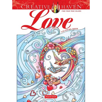 Creative Haven Love Coloring Book - Paperback
