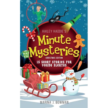 Hailey Haddie's Minute Mysteries Christmas Edition: 15 Short Stories For Young Sleuths - Paperback