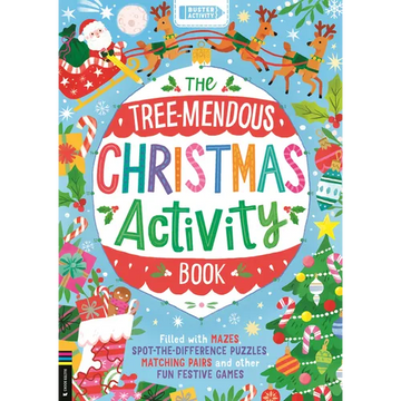 The Tree-Mendous Christmas Activity Book: Filled with Mazes, Spot-The-Difference Puzzles, Matching Pairs and Other Fun Festive Games - Paperback