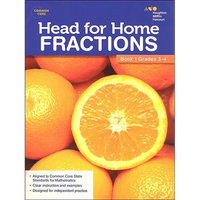 Head For Home Math Skills: Fractions, Book 1 - Paperback