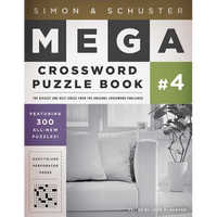Simon & Schuster Mega Crossword Puzzle Book #4 - Paperback