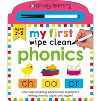 Phonics (My First Wipe Clean) - Board Book