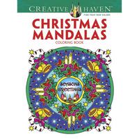 Creative Haven Christmas Mandalas Coloring Book - Paperback