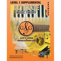 LEVEL 1 Supplemental Answer Book - Ultimate Music Theory: LEVEL 1 Supplemental Answer Book - Ultimate Music Theory (identical to the LEVEL 1 Supplemen - Paperback