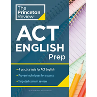 Princeton Review ACT English Prep: 4 Practice Tests + Review + Strategy for the ACT English Section - Paperback