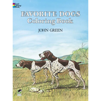 Favorite Dogs Coloring Book - Paperback
