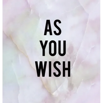 As You Wish Wedding Guest Book - Hardcover