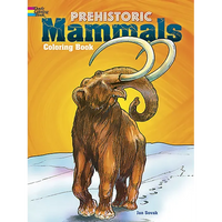 Prehistoric Mammals Coloring Book - Paperback