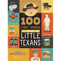 100 First Words for Little Texans - Board Book