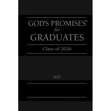 God's Promises for Graduates: Class of 2026 - Black NIV: New International Version (the Perfect Christian Graduation Gift to Celebrate Your Grad) - Imitation Leather